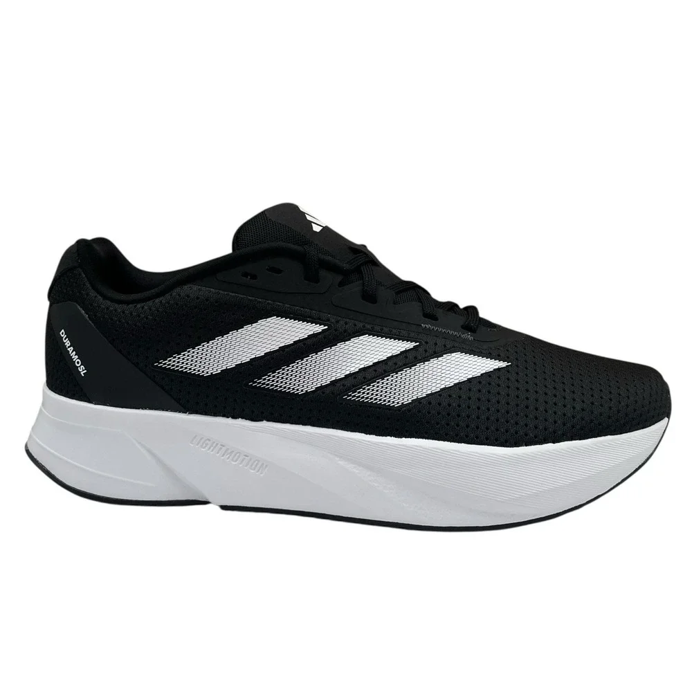 Adidas Duramo SL Mens Running Shoe Size 10 Black White Athletic Comfort Sneaker